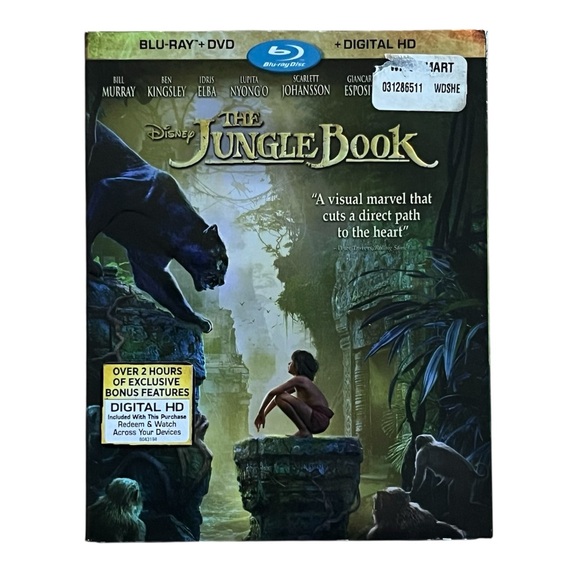 Disney Other - Disney The Jungle Book Blu-ray DVD 2 Disc Live Action Movie